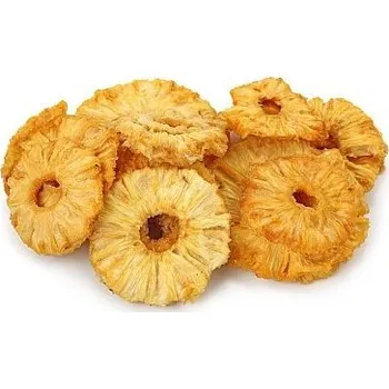 Sušené ovoce Ananas kroužky natural bez přidaného cukru a SO2 váha: 250g