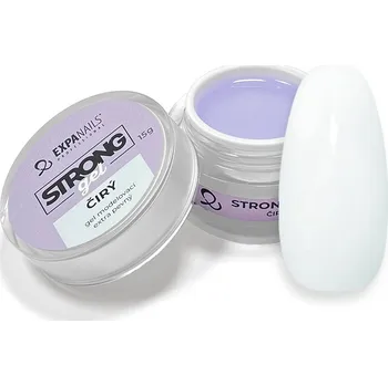 Umělé nehty UV/LED Gel modelovací Strong - Čirý 15 g