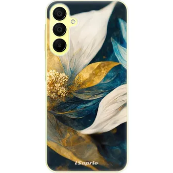 Odolné silikonové pouzdro iSaprio - Gold Petals - Samsung Galaxy A15 / A15 5G