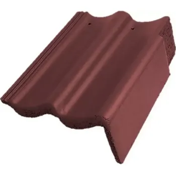 Střešní krytina Bramac Moravská taška krajní pravá Protector PLUS červenohnědá