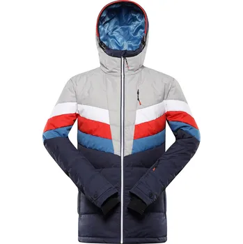 Pánská móda Alpine Pro Feedr Pánská péřová lyžařská bunda s Ptx membránou MJCB638 mood indigo L