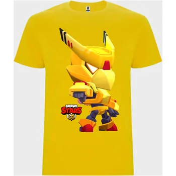 Chlapecké tričko Tričko Crow Gold Mecha Brawl Stars Velikost: XXL