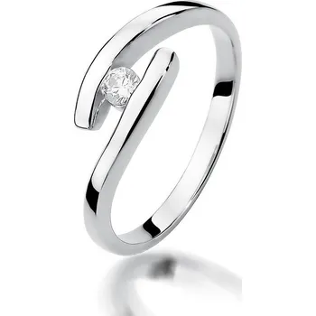 Hodinky Prsten Bonore - Bílé Zlato 585 - Diamant 0-09 Ct 109914