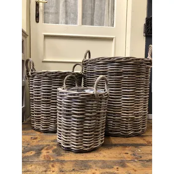 Velké proutěné koše s igelitovou výplní Velký