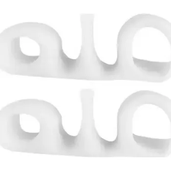 Hallux valgus | vbočený palec, 1 pár - Bílý