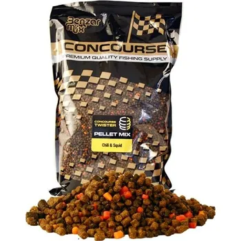 Benzar Mix Mikro Pelety Concourse Twister Pellet Mix 2 a 4 mm 800 g - Chili Squid