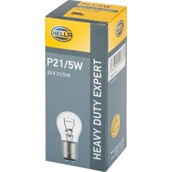 Autožárovka Hella 8GD 002 078-011 Žárovka 24V P21/5W BAY15d