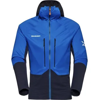 Pánská softshellová bunda Mammut Mammut Eiger Nordwand ML Hybrid Hooded Jacket Men Barva - Velikost: Modrá - L