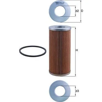 Filtr do auta Olejový filtr MAHLE OX 12D