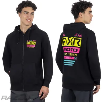 Pánská mikina Mikina na zip FXR Gladiator Hoodie Black Candy L