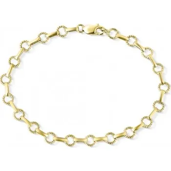 Náramek Luxur, Moderní náramek Claudia ze žlutého zlata, délka 20 cm, 585-68-5-0052.0Z00.0.20.000.34