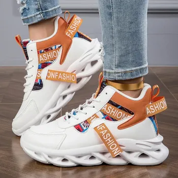 Dámské tenisky Dámské módní sportovní tenisky s nápisy (vel. 35 - 42 EUR) Barva: Oranžová, Velikost EUR: 36