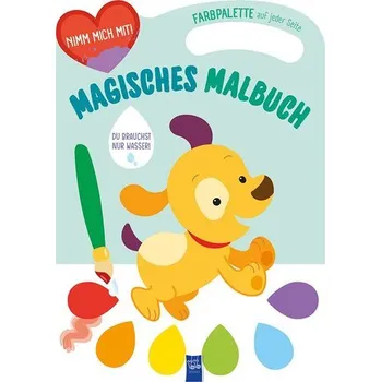 První čtění Magisches Malbuch - Cover grün (Hund)