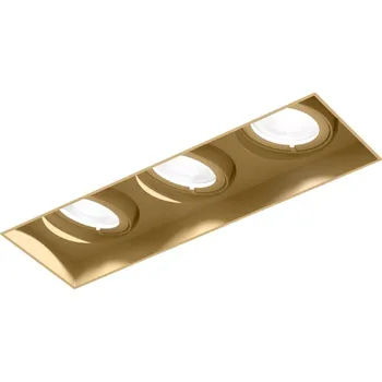 Wever & Ducré Malá bezrámečková bodovka se třemi zdroji Strange Petit 3.0 Barva: Šampaňská, Teplota chromatičnosti: 3000 Kelvinů, Úhel vyzařování: 15° 163641M5