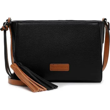 Kabelka Dámská crossbody kabelka Emily & Noah Boho - černá