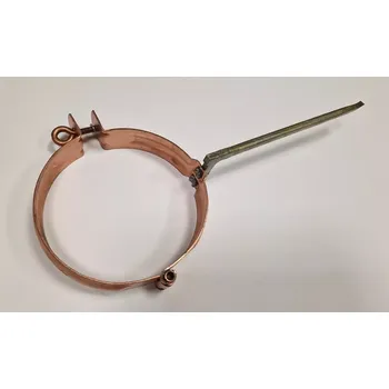 okap Měděná objímka svodu 120 hrot 200