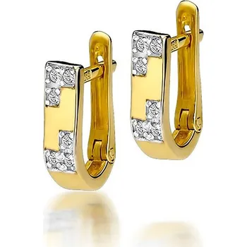 Hodinky Náušnice Bonore - Zlato 585 - Diamant 128609