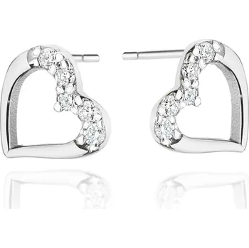 Hodinky Náušnice Bonore - Bílé Zlato 585 - Diamant 128804