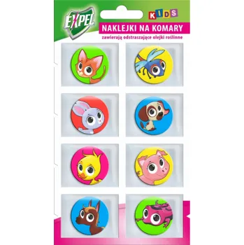 Repelent Bros EXPEL KIDS - samolepky proti komárům 8 ks.