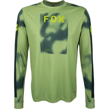 cyklistický dres Cyklistický dres Fox Ranger LS Jersey Taunt Pale Green - M