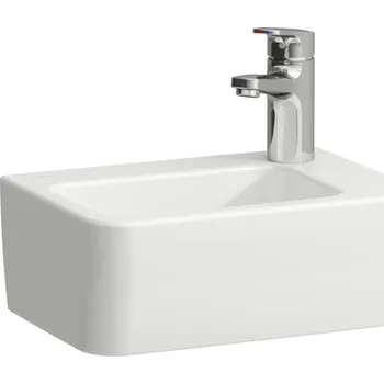 LAUFEN Pro Umývátko 360x250 mm s 1 otvorem pro baterii vpravo Barva: 400 - Bílá LCC (LAUFEN Clean Coat)