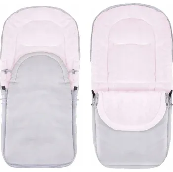 Fusak Zimní fusak 4v1 SPRINGOS IGLU světle šedý/růžový