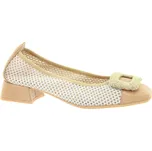 HISPANITAS Dámské kožené béžovo-bílé lodičky HV243335-DESERT-245 Velikost 41