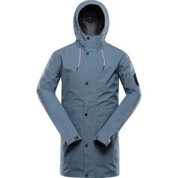 ALPINE PRO - PERFET PÁNSKÝ NEPROMOKAVÝ KABÁT S MEMBRÁNOU PTX