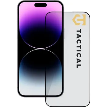 Tactical Glass Shield 5D AntiBlue sklo pro Apple iPhone 14 Pro Max Black Sklo chrání rovnou část displeje a lepí po celé své ploše. Díky tomu je přilnutí k displeji telefonu perfektní a bez bublin.
