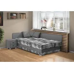 Nabytekmorava Postel s úložným prostorem Robin 140x200 cm Barva: Šedá/Mega 052 šedá