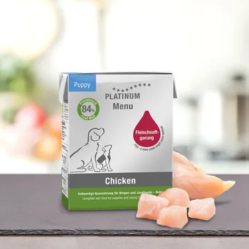 Krmivo pro psa Platinum Natural Menu Puppy Chicken - Kuře pro štěňata 185 g - 12 ks