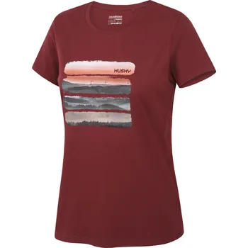 Dámské tričko Husky Dámské bavlněné triko Tee Vane L XL, bordo