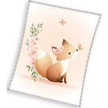 Dětská deka TipTrade Fleecová deka Liška Ryška 110x140 cm