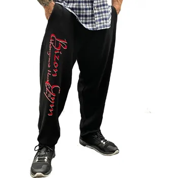 Bizon Gym Tepláky 130 - černá S