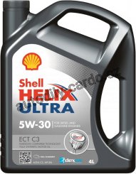 Shell Helix Ultra ECT C3 5W-30 4L + štítek