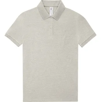 Dámské tričko B&C Dámské polo triko PW463 Heather Grey Fog M