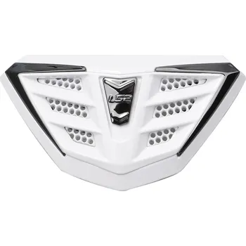 Helma na motorku LS2 FF900 AIR VENT CHIN GLITTER WHITE
