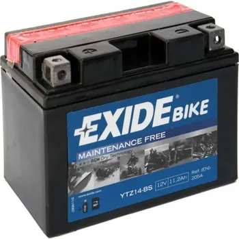 Motobaterie Motobaterie EXIDE BIKE Maintenance Free 11,Ah, 12V, 205A, YTZ14-BS (náhrada za YTZ12-BS)
