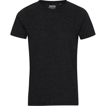 Pánské tričko Neutral Unisex triko NEC61001 Black Melange 3XL