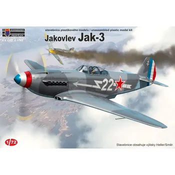Plastikový model 1/72 Yak-3, ex-HELLER/SMĚR (CLUB LINE)