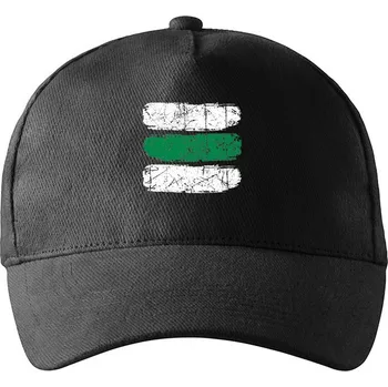 Kšiltovka Kšiltovka Turistická značka - zelená, Barva Černá, Velikost 19×11 cm , Canvas Kšiltovka Bezvatriko.cz 2079