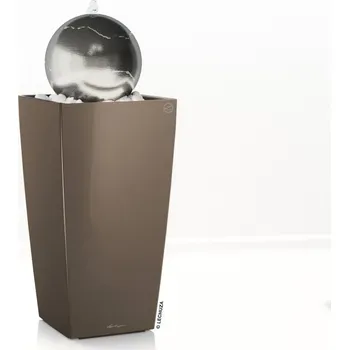 Zahradní dekorace Springfield 86 Gray Beige, Osvetlenie Bez osvětlení, Dekoračné kamene Čierny , Prevedenie gule Nerezová matná