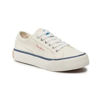 Dámské tenisky Pepe Jeans Tenisky Ottis Platform Girl Bílá 33