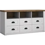 Televizní stůl PROVENCE K6S, sosna andersen/dub lefkas