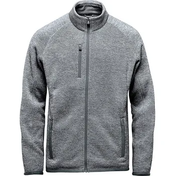 Pánská mikina Stormtech Avalante Pánská fleecová mikina FHZ-1 Granite Heather XXL