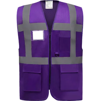 Yoko Reflexní vesta EXEC HVW801 Velikost: 2XL, Barva: fialová