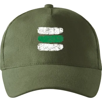 Kšiltovka Kšiltovka Turistická značka - zelená, Barva Khaki, Velikost 19×11 cm , Canvas Kšiltovka Bezvatriko.cz 2079