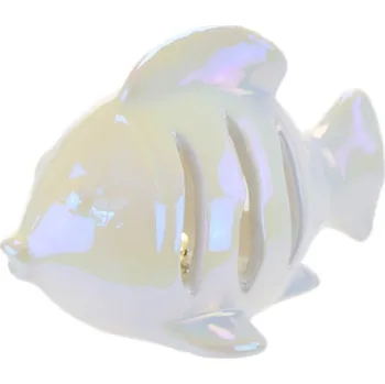Ryba keramická s LED osvětlením 10x14 cm