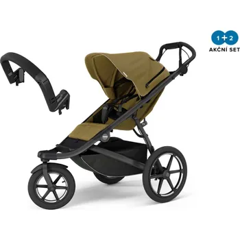 Dětské zboží Thule Urban Glide 3 Nutria Green + madlo, Doprava ZDARMA