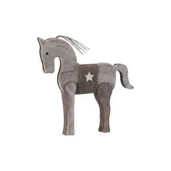 Vánoce Koník dřevěný velký